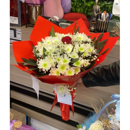 papatya buketi gül